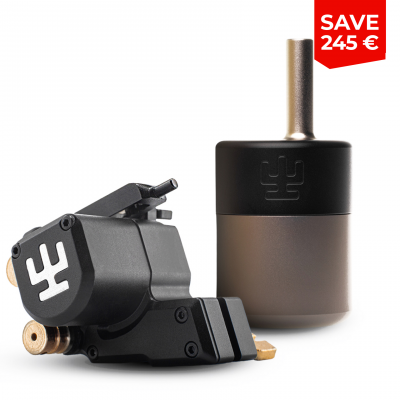 Avenger 2 Pro with binding posts Tattooer's Pack + Magic Balance Grip