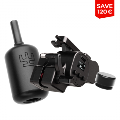 Avenger 4 Pro + Tron Cartridge Grip + Small Battery Cap