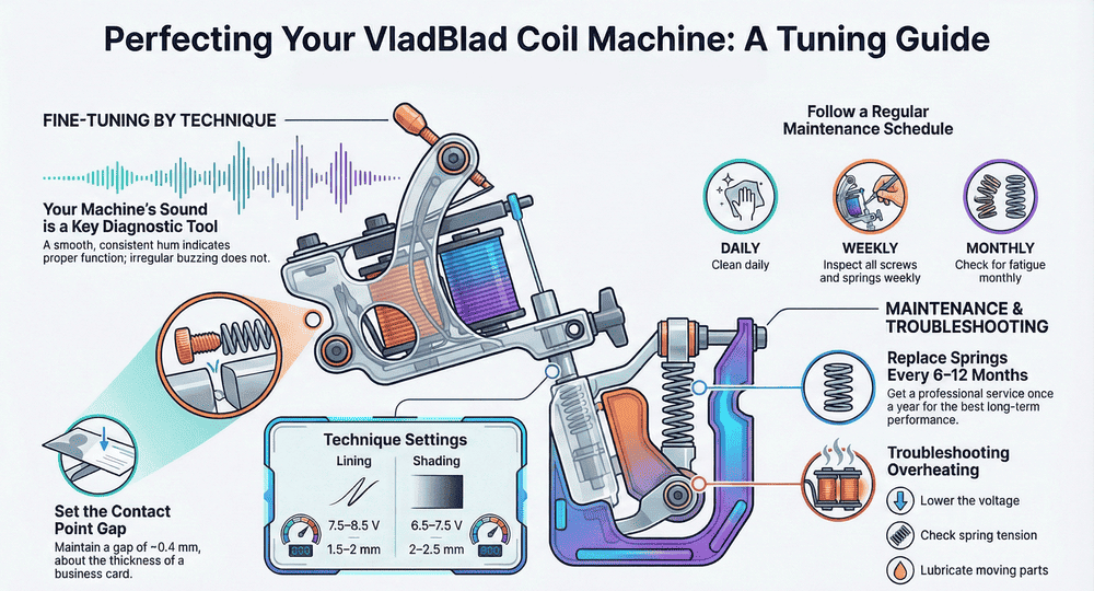 how to tune vlad blad coil machine